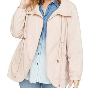 Lane Bryant Light Blush Anorak Jacket NWT